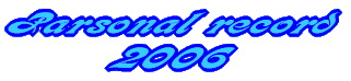 Parsonal record 2006
