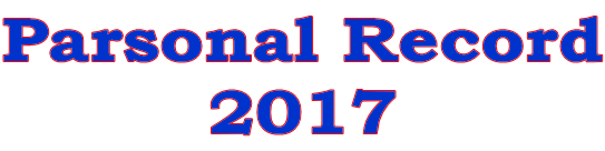Parsonal Record 2017