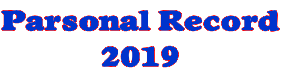 Parsonal Record 2019